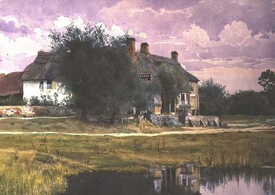 The Ferry Boat Inn by Robert Winchester Fraser
