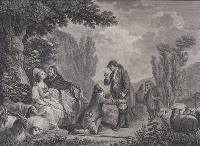 La Reconnaissance de Fonrose, 1786 by Robert de Launay