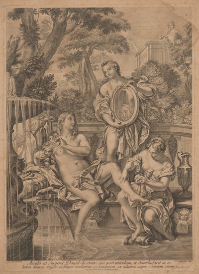David and Bathsheba by Robert van Audenaerde