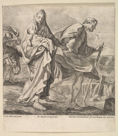 Flight into Egypt by Robert van Audenaerde