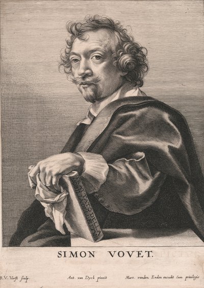 Simon Vouet by Robert van Voerst