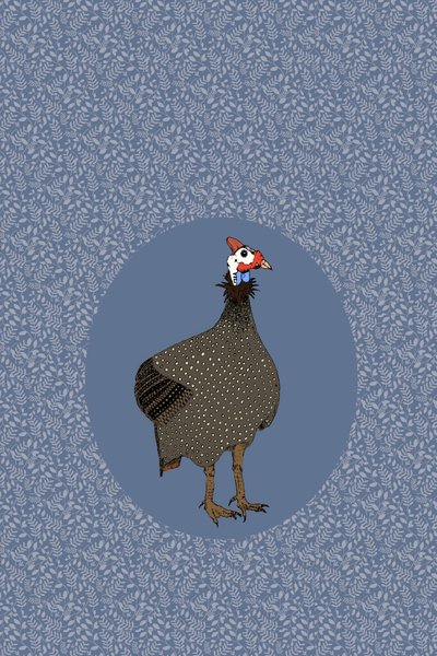 Guinea Fowl by Roberta Murray