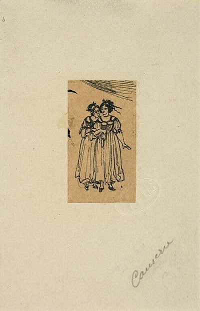 Conversation by Rodolphe Bresdin
