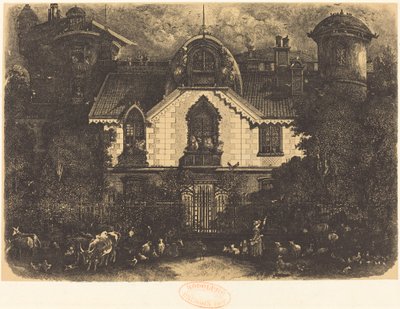 The Haunted House by Rodolphe Bresdin
