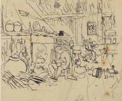 Misery at Home by Rodolphe Bresdin