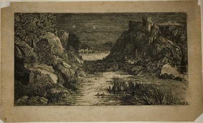 The Distant City by Rodolphe Bresdin
