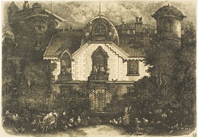The Enchanted House by Rodolphe Bresdin