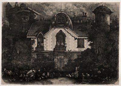 The Enchanted House, 1871 by Rodolphe Bresdin