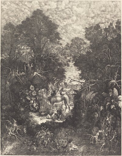 The Good Samaritan by Rodolphe Bresdin