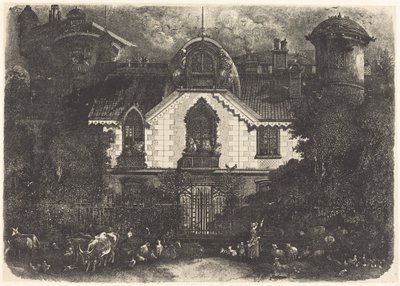 The Haunted House by Rodolphe Bresdin