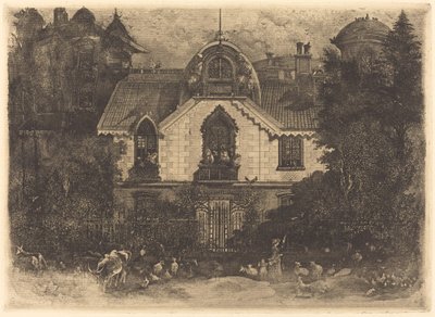 The Haunted House by Rodolphe Bresdin