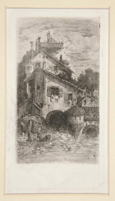 The Mill by Rodolphe Bresdin