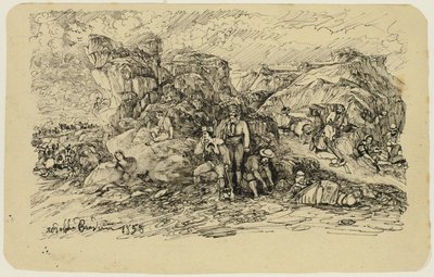 The Smugglers by Rodolphe Bresdin