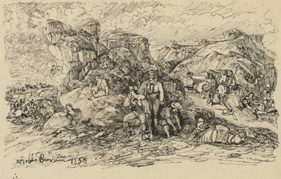 The Smugglers by Rodolphe Bresdin