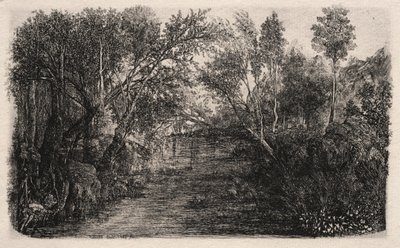The Stream by Rodolphe Bresdin