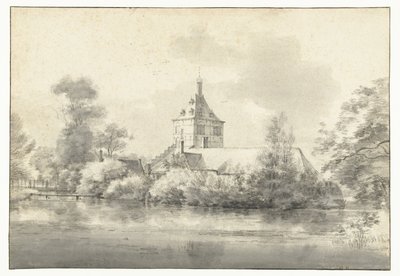 View of Slot Starrenburg in Overschie by Roelant Roghman