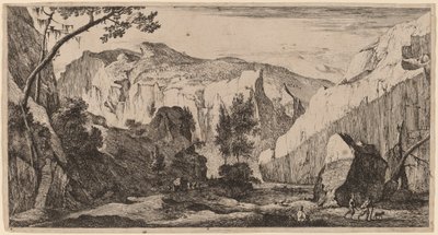 Rocky Landscape: pl.2 by Roelant Roghman and Melchior Küsel