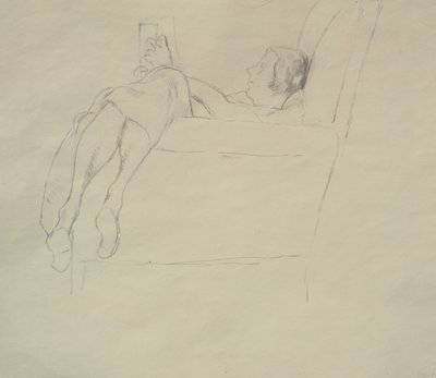 Nina Hamnett Reading by Roger Eliot Fry