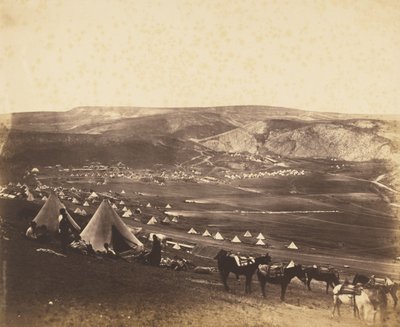 Cavalry Camp, Balaklava by Roger Fenton