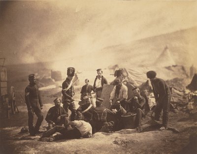 Cooking House of the 8th Hussars by Roger Fenton