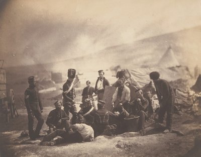 Cooking House of the 8th Hussars, 1855 by Roger Fenton