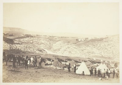 Encampment of Horse Artillery by Roger Fenton