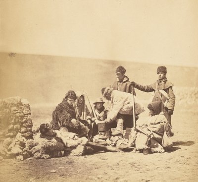 Group of the 47th in Winter Dress by Roger Fenton