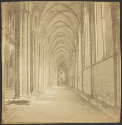 Salisbury Cathedral South Aisle by Roger Fenton