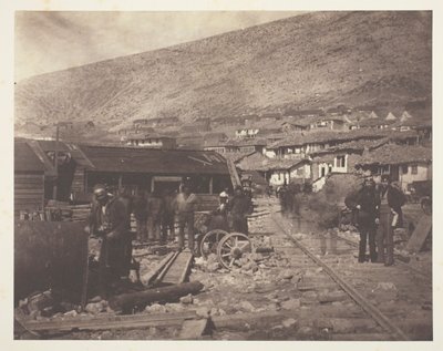The Railway Yard, Balaklava by Roger Fenton