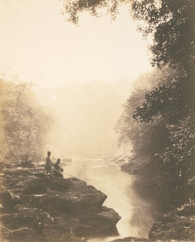 Wharfe and Pool, Below the Strid, 1854 by Roger Fenton