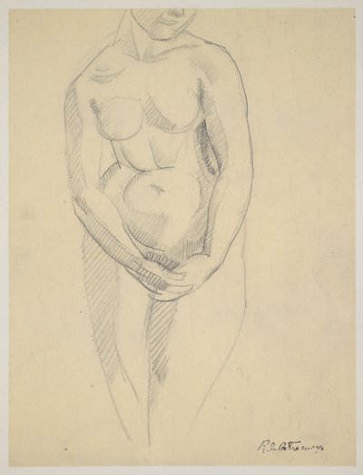 Nude with Hands Crossed by Roger de La Fresnaye