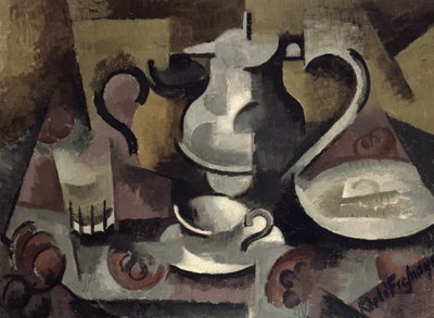 Still Life with Three Handles by Roger de La Fresnaye