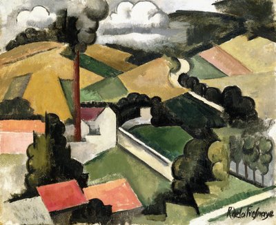 The Fireplace Factory by Roger de La Fresnaye