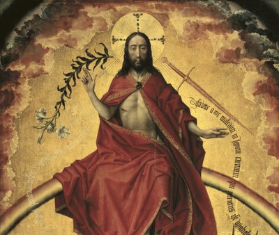 Jesus Christ in majesty by Rogier van der Weyden