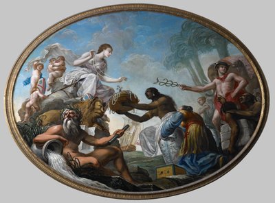 The East Offering its Riches to Britannia by Roma Spiridione