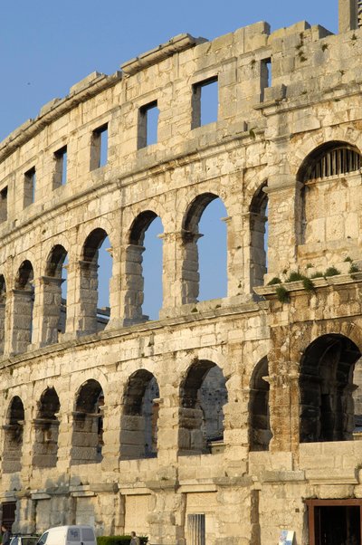 Amphitheatre of Pula, Croatia by Roman