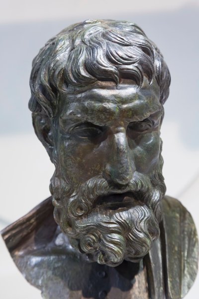 Bust of Epicurus by Roman