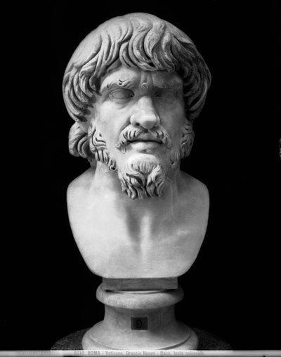 Bust of prisoner Dace (marble) by Roman