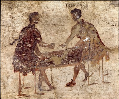 Dice players by Roman