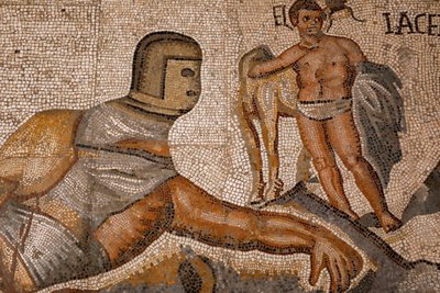 Gladiator battles by Roman