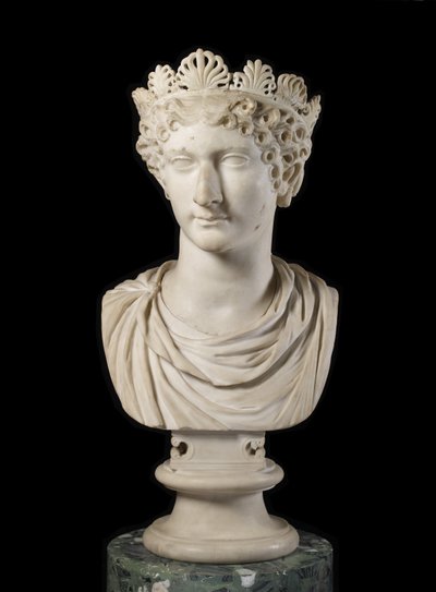 Head of Agrippina Minor with Diadem by Roman