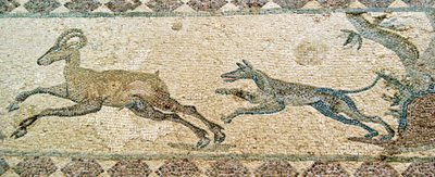 Hunting scene, House of Dionysos, Paphos, Cyprus by Roman