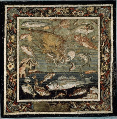 Marine Life (mosaic) by Roman