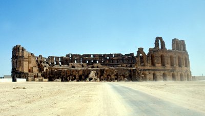 Roman Coliseum of El-Djem, Tunisia by Roman