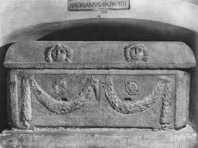 Sarcophagus of Pope Adrian IV by Roman