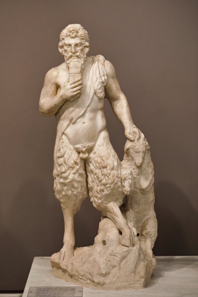 Statue of the God Pan, 2nd Century by Roman