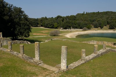 The Roman villa in Verige Bay, Brijuni, Croatia by Roman