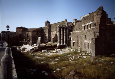 View of the forum of Augustus by Roman