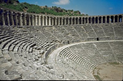 View of the theatre, 2nd century AD by Roman
