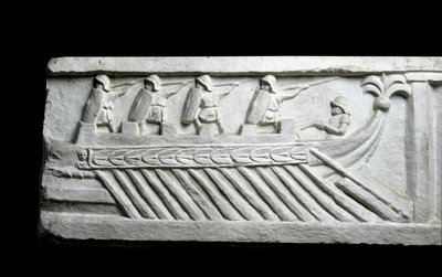 A Warship by Roman Roman